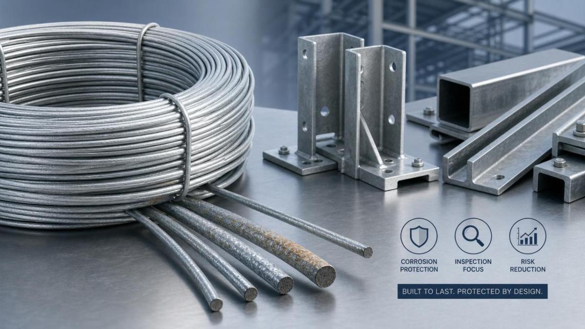 Coated Steel Wire: Corrosion Risks to Watch Arame de aço revestido: Riscos de corrosão a observar