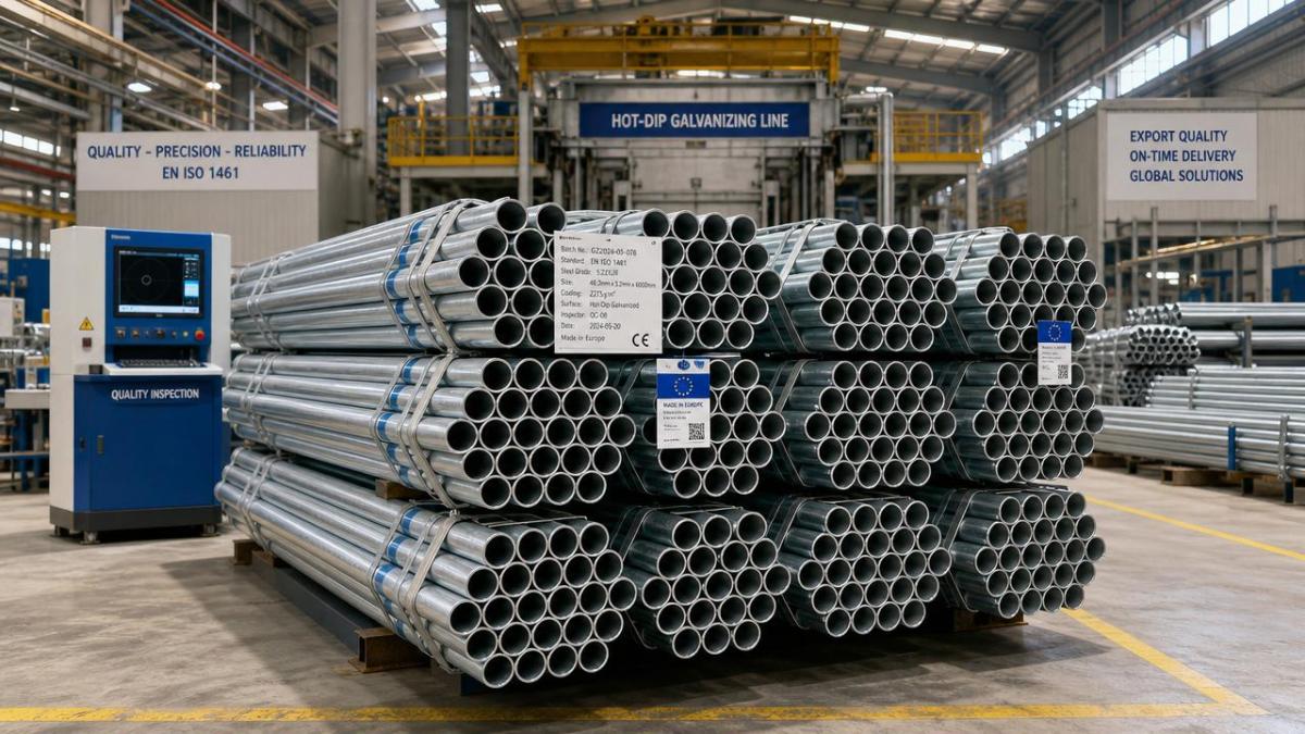 O que distingue os fabricantes de tubos galvanizados na Europa