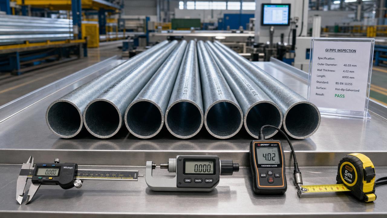 Como Verificar a Qualidade de Tubos Galvanizados de Alta Resistência