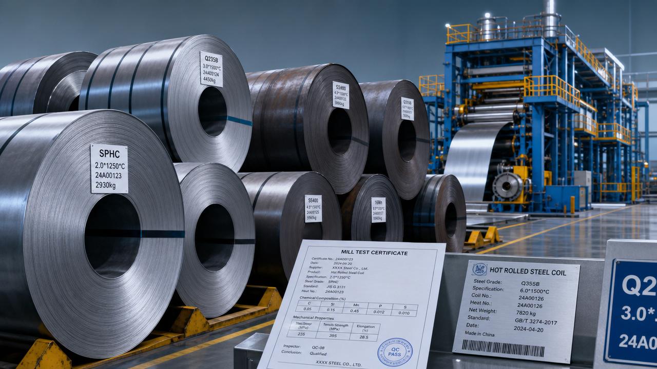 Por que o preço da bobina laminada a quente HRC muda conforme o grau e a usina