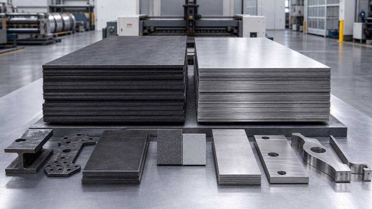 Where industrial steel plate grade choice changes cost Onde a escolha do grau da chapa de aço industrial altera o custo