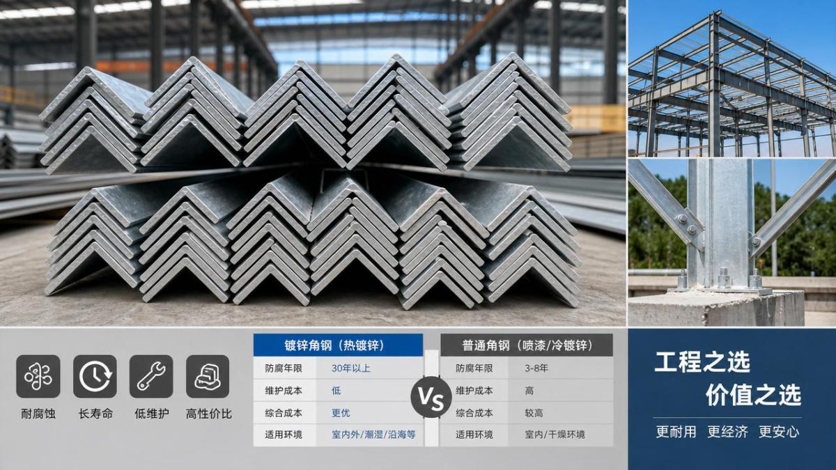 Galvanized Steel Angle Iron: Cost vs Service Life Galvanized Steel Angle Iron: Cost vs Service Life