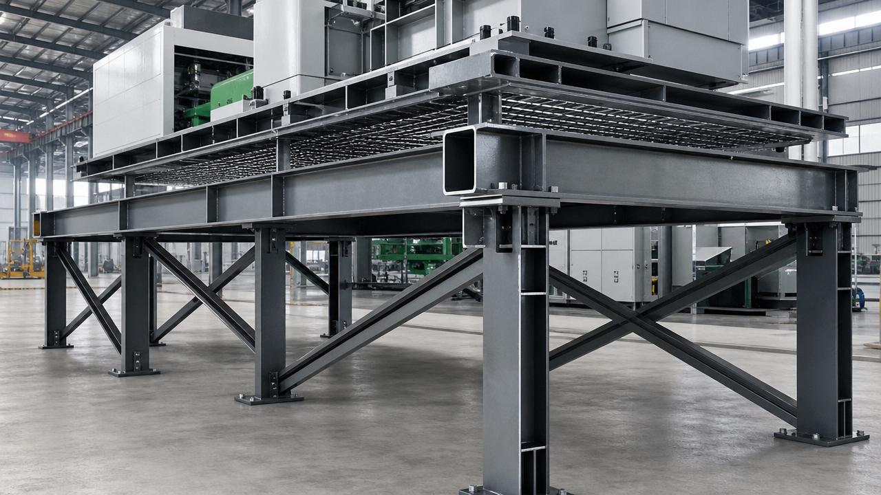 Dimensões de canal de aço estrutural para plataformas de equipamentos