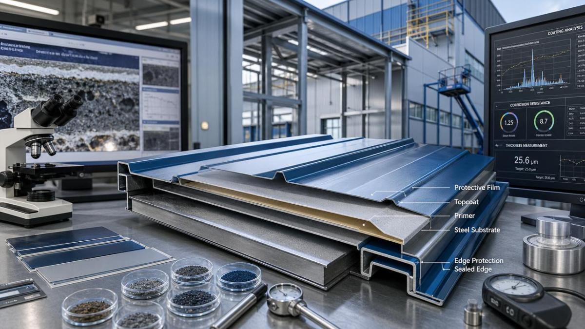 Color Coated Steel: Common Coating Failure Causes Aço com Revestimento Colorido: Causas Comuns de Falha no Revestimento