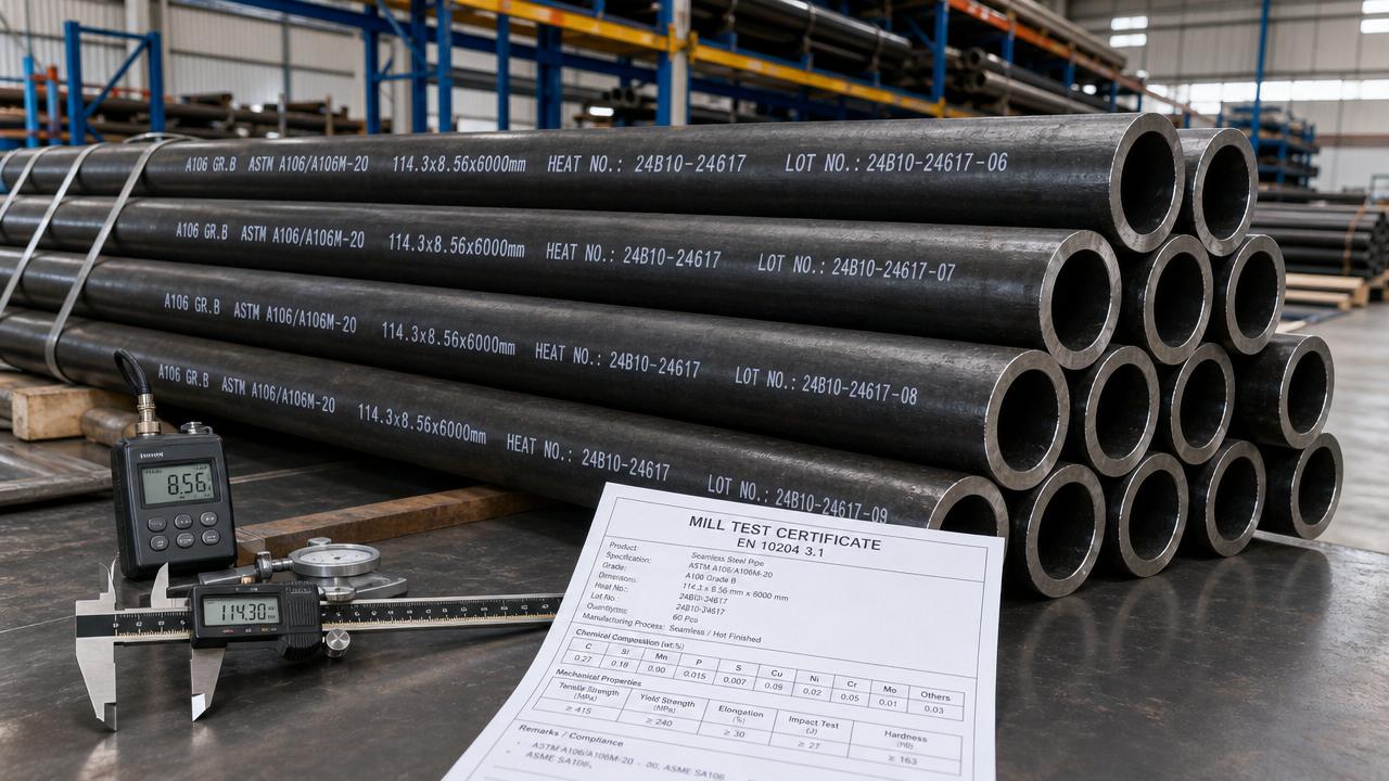 O que verificar antes de comprar tubo A106 Grau B em estoque