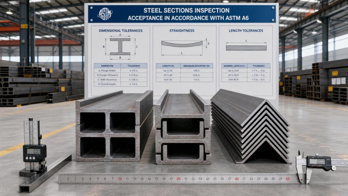 Por que as tolerâncias ASTM A6 são importantes na aceitação do aço