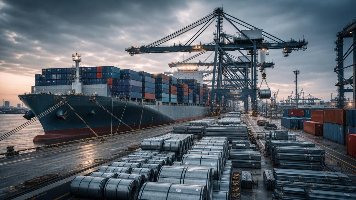 Steel Export Volume Rises 12% at Key Ports Amid Tight Shipping Space Volume de exportação de aço aumenta 12% em portos-chave em meio à escassez de espaço de transporte marítimo
