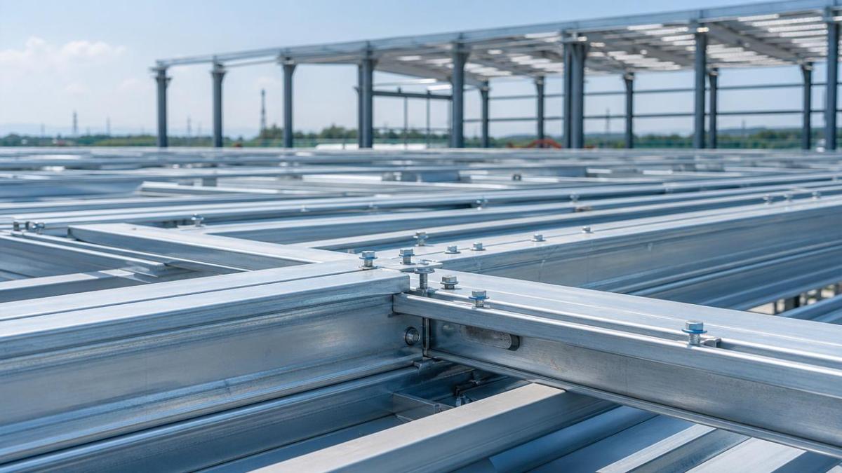 Structural Steel Purlin Quick Installation Guide Guia rápido de instalação de terças de aço estrutural
