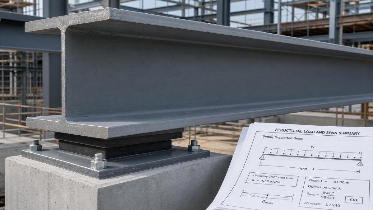 How to Read Load and Span Tables for Steel Beam for Construction Projects Como Ler Tabelas de Carga e Vão para Viga de Aço para Projetos de Construção