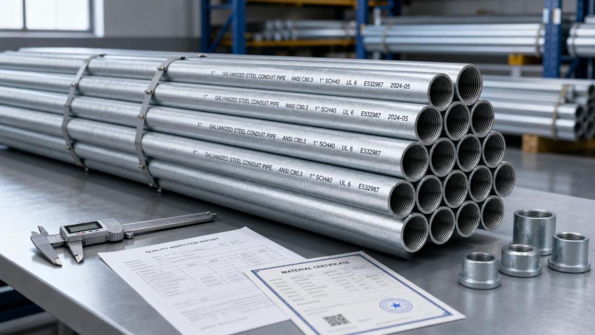 Galvanised Electrical Conduit Pipe Standards You Should Check Normas para tubos de eletroduto galvanizado que você deve verificar