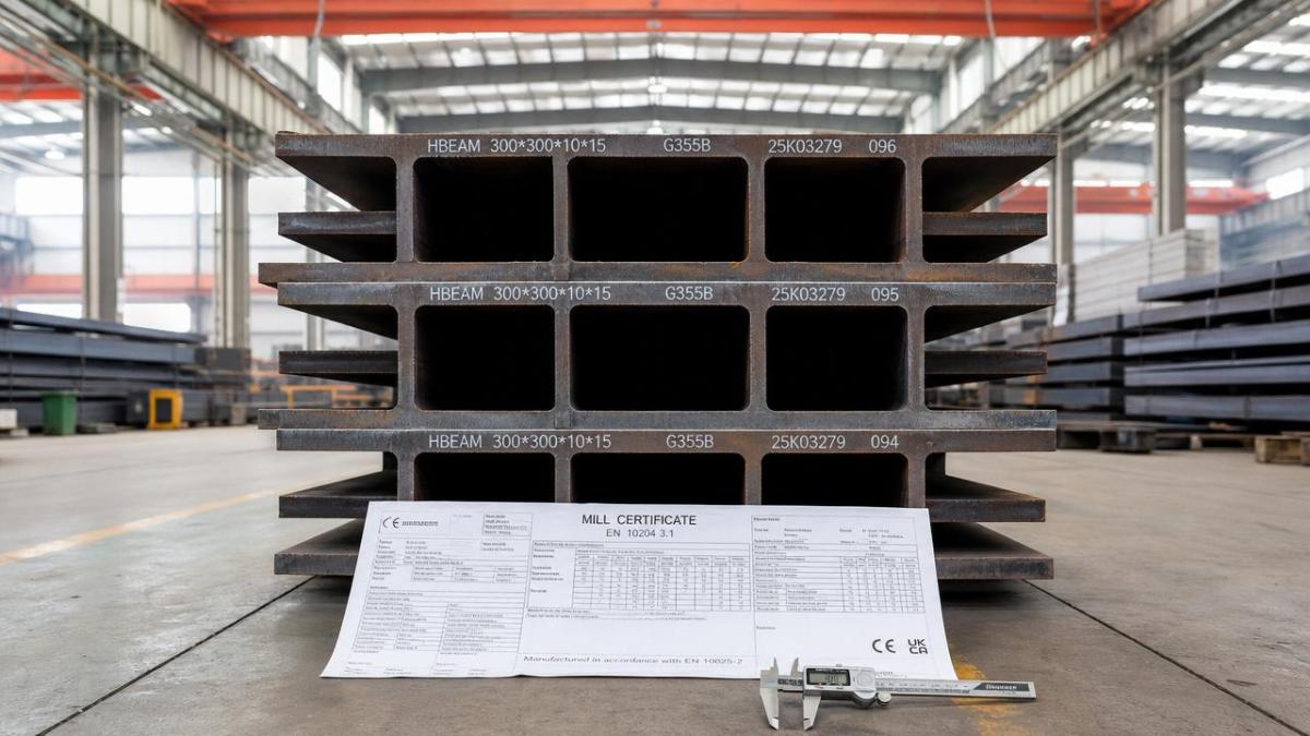 I Beam Steel Suppliers: How to Compare Mill Certs and Tolerances Fornecedores de Aço I Beam: Como Comparar Certificados de Usina e Tolerâncias