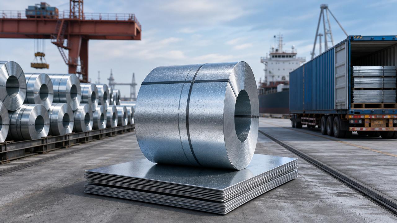 Chapa de aço galvanizado China: sinais de oferta e preço para 2026