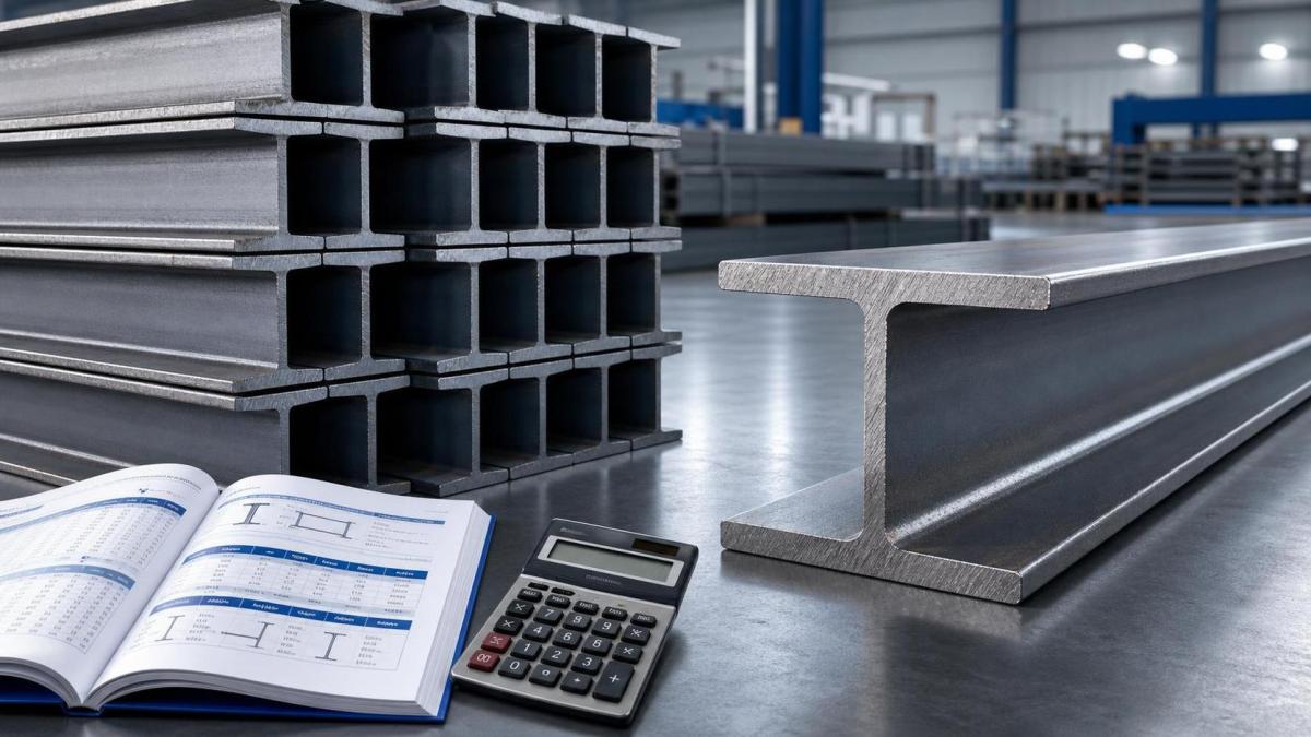 How to Use an H-Beam Weight Chart for Faster Estimating and Material Planning Como usar uma tabela de peso de vigas H para estimativas mais rápidas e planejamento de materiais