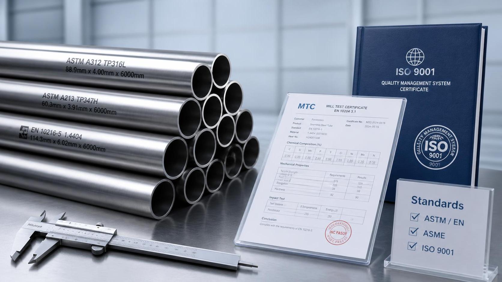 Quais certificações são importantes ao comparar um fabricante de tubos de aço?