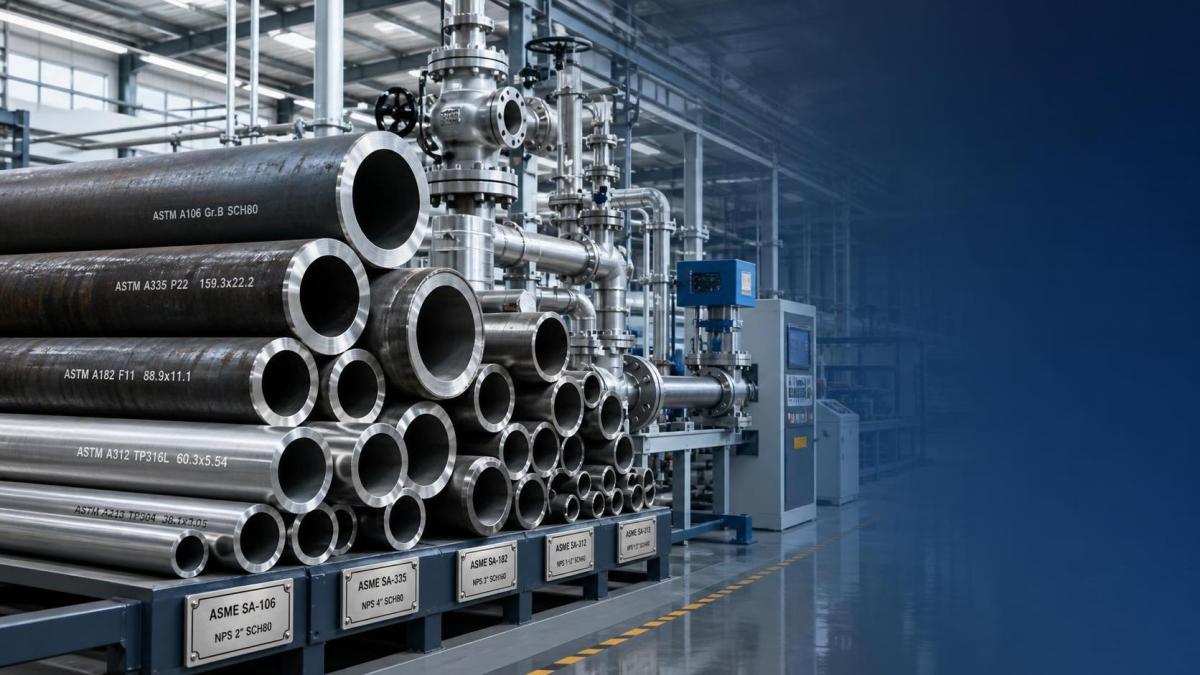 Qual especificação de tubo de aço ASTM se aplica à tubulação de pressão? Qual especificação de tubo de aço ASTM se aplica à tubulação de pressão?