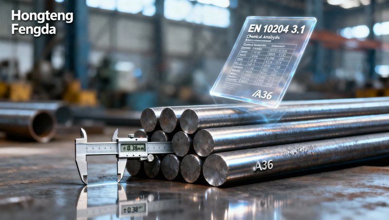 From tender to site: How project managers specify A36 Carbon Steel Round Bar for construction — with real-world tolerance & documentation requirements من العطاء إلى الموقع: كيف يحدد مديرو المشاريع قضبان الفولاذ الكربوني A36 المستديرة للبناء — مع متطلبات التسامح والوثائق في العالم الحقيقي