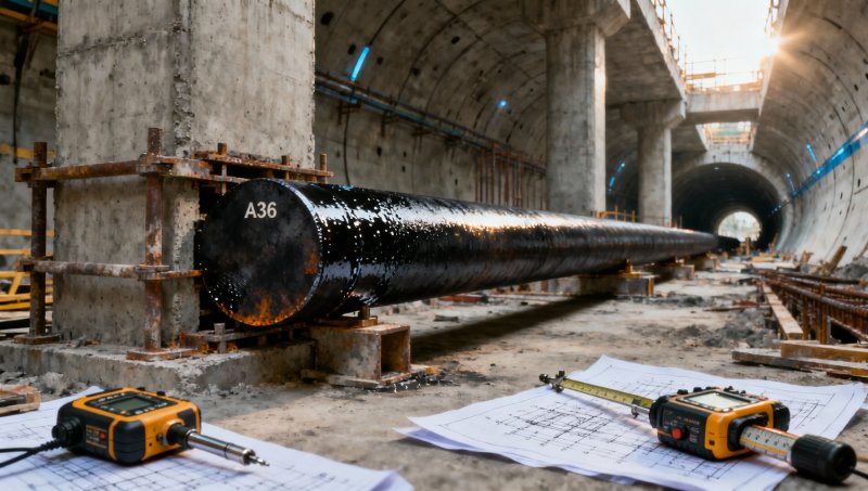 Why engineering project managers choose our A36 Carbon Steel Round Bar supplier in China — case study from Guangzhou Metro Phase IV لماذا يختار مديرو المشاريع الهندسية موردنا لقضبان A36 الكربونية المستديرة في الصين — دراسة حالة من مرحلة غوانغتشو مترو الرابعة