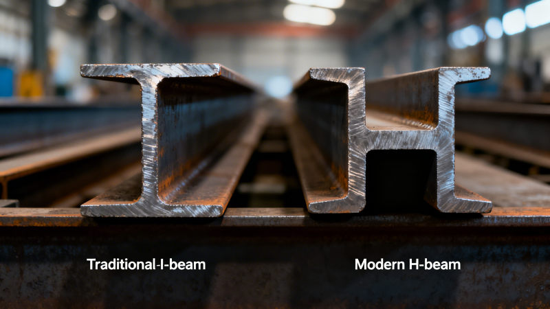 I Beam مقابل H Beam للبناء السكني: مقارنة القوة والتكلفة والتركيب