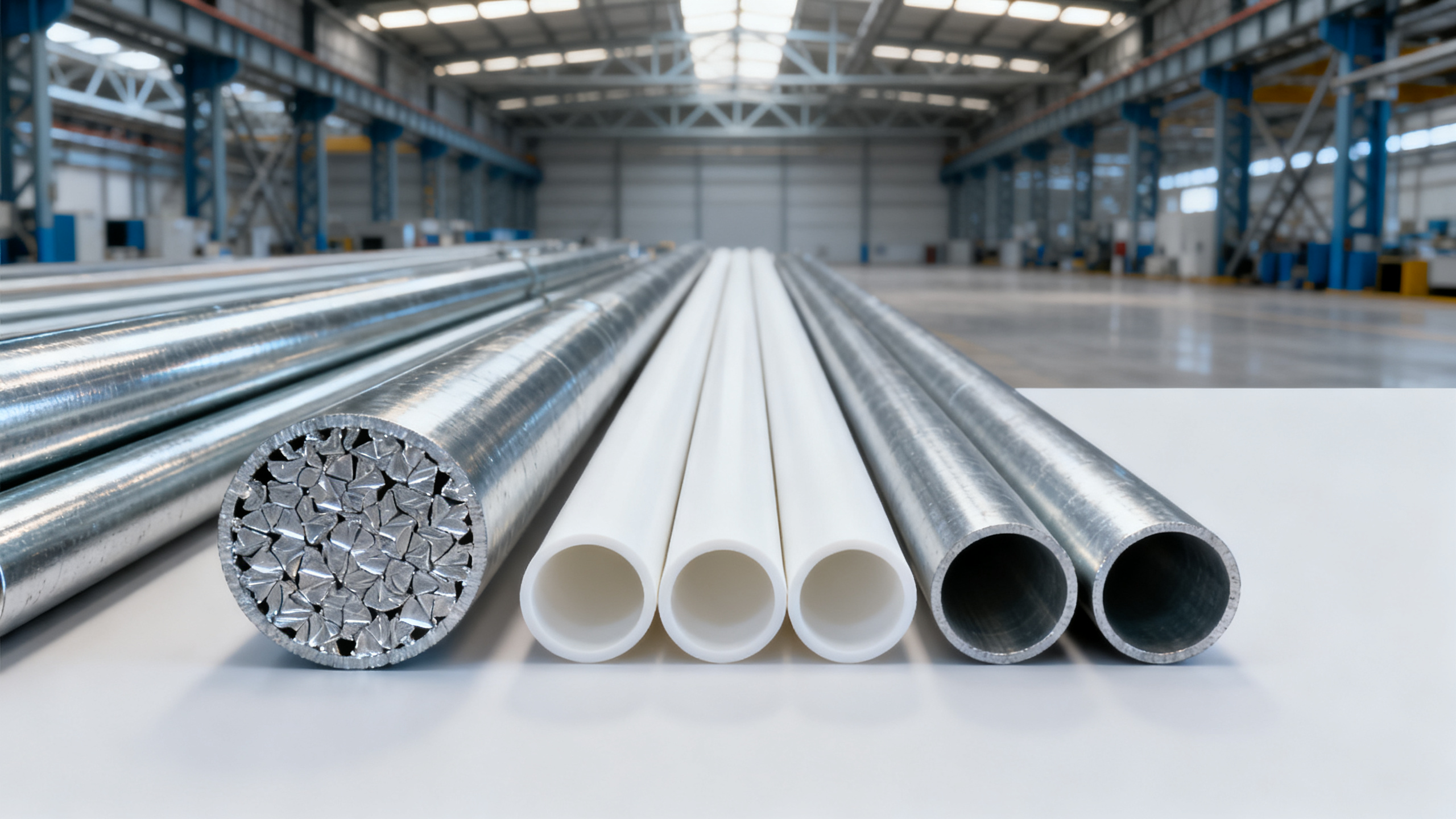 أنبوب القناة المجلفن: كيفية حساب العائد على الاستثمار خلال دورة حياة 10 سنوات مقابل PVC أو الألومنيوم