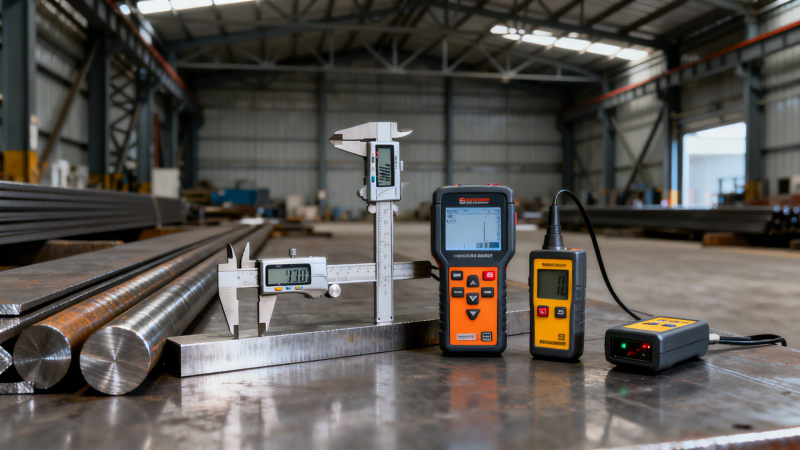 FAQ: How to Measure a Steel Beam If Mill Certs Are Missing? Field Verification Methods Explained الأسئلة الشائعة: كيفية قياس شعاع فولاذي عند فقدان شهادات المصنع؟ شرح طرق التحقق الميداني