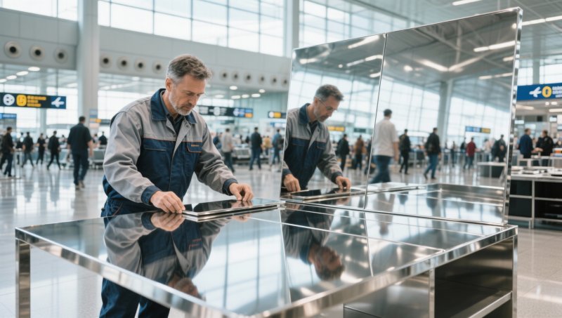 Why mirror stainless sheet for furniture is preferred over painted steel in high-traffic commercial interiors لماذا تُفضل صفائح الفولاذ المقاوم للصدأ العاكس للأثاث على الفولاذ المطلي في الديكورات التجارية ذات الحركة الكثيفة