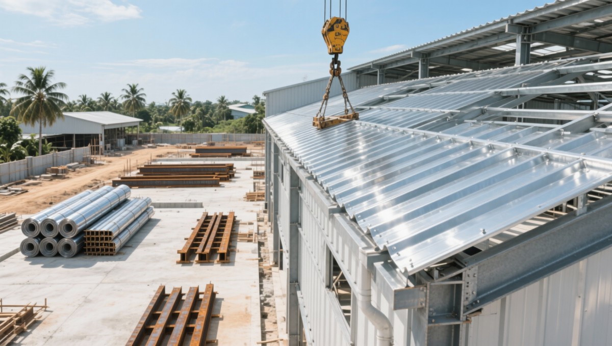 How steel structure construction for industrial plants reduces on-site labor by up to 37% in Tier-2 markets كيف يقلل بناء الهياكل الفولاذية للمصانع الصناعية العمالة في الموقع بنسبة تصل إلى 37% في الأسواق من المستوى الثاني