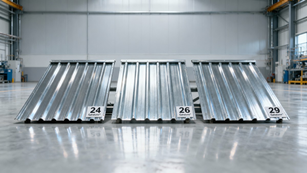 How Much Does Steel Roofing Price Vary by Gauge, Coating, and Panel Profile in North America? كم يختلف سقف الصلب السعر حسب المقياس والطلاء وملف اللوحة في أمريكا الشمالية؟