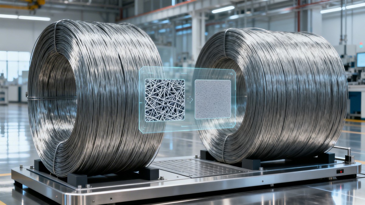 Wire steel for prestressed concrete: Why relaxation loss differs between cold drawn and as-drawn grades أسلاك الصلب للخرسانة سابقة الإجهاد: لماذا يختلف فقدان الاسترخاء بين درجات السحب البارد والسحب العادي