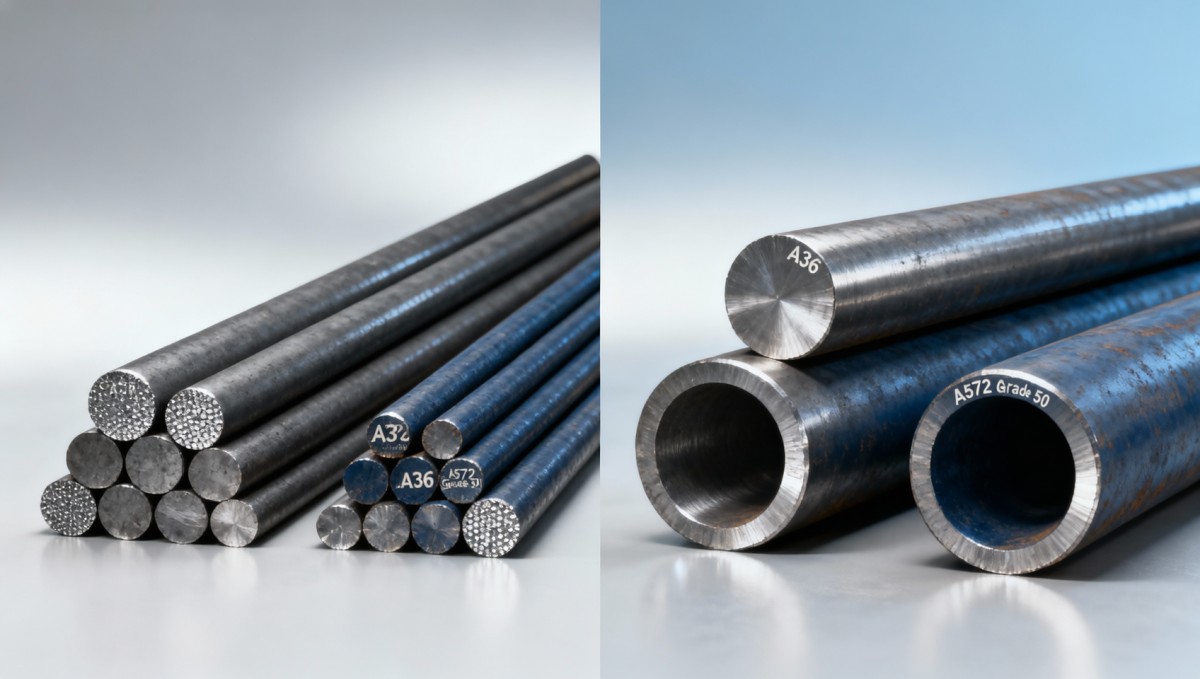 ASTM A36 round bar vs. A572: When does strength justify the price difference?