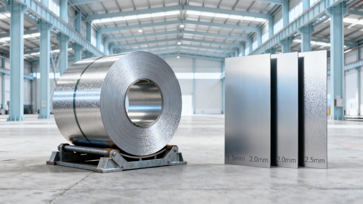 Steel sheet for construction under 3mm: When rigidity becomes a design risk صفائح فولاذية للبناء بسماكة أقل من 3mm: عندما تصبح الصلابة مخاطرة في التصميم