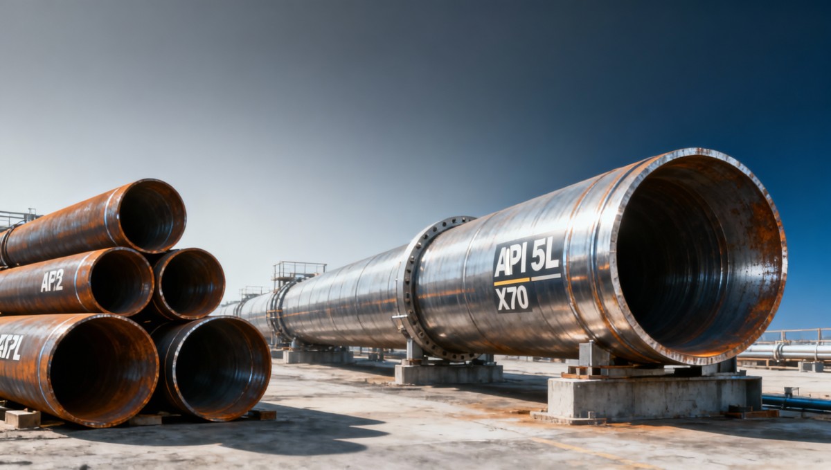 شرح درجات أنابيب الصلب API 5L لمشاريع خطوط الضغط