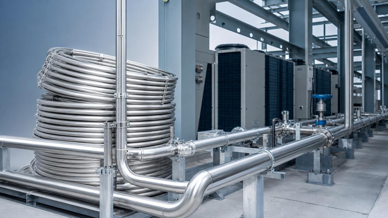 أنابيب لفائف الفولاذ المقاوم للصدأ 304 في أنظمة HVAC: الفحوصات الرئيسية للملاءمة