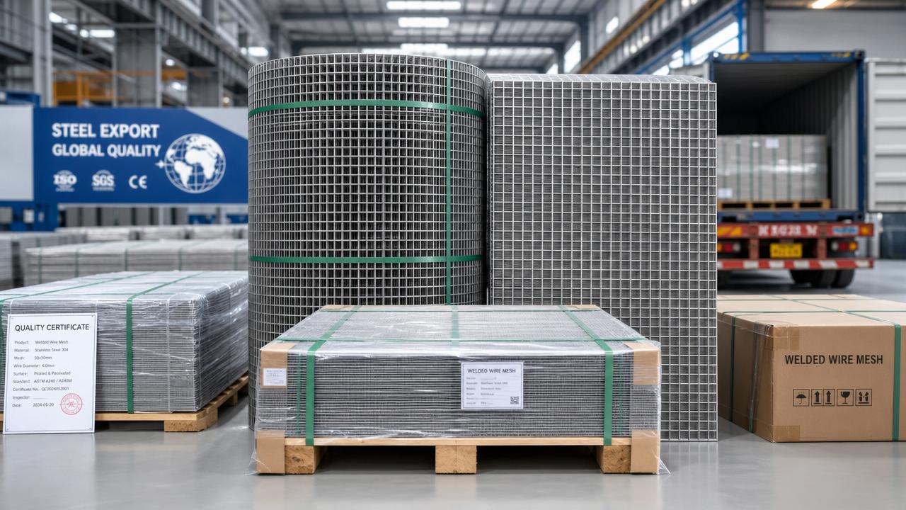 ما الذي يجعل مُصدِّر شبك الفولاذ المقاوم للصدأ الملحوم موثوقًا
