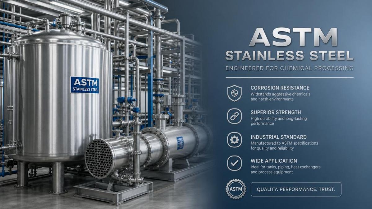 كيفية أداء الفولاذ المقاوم للصدأ ASTM في المعالجة الكيميائية