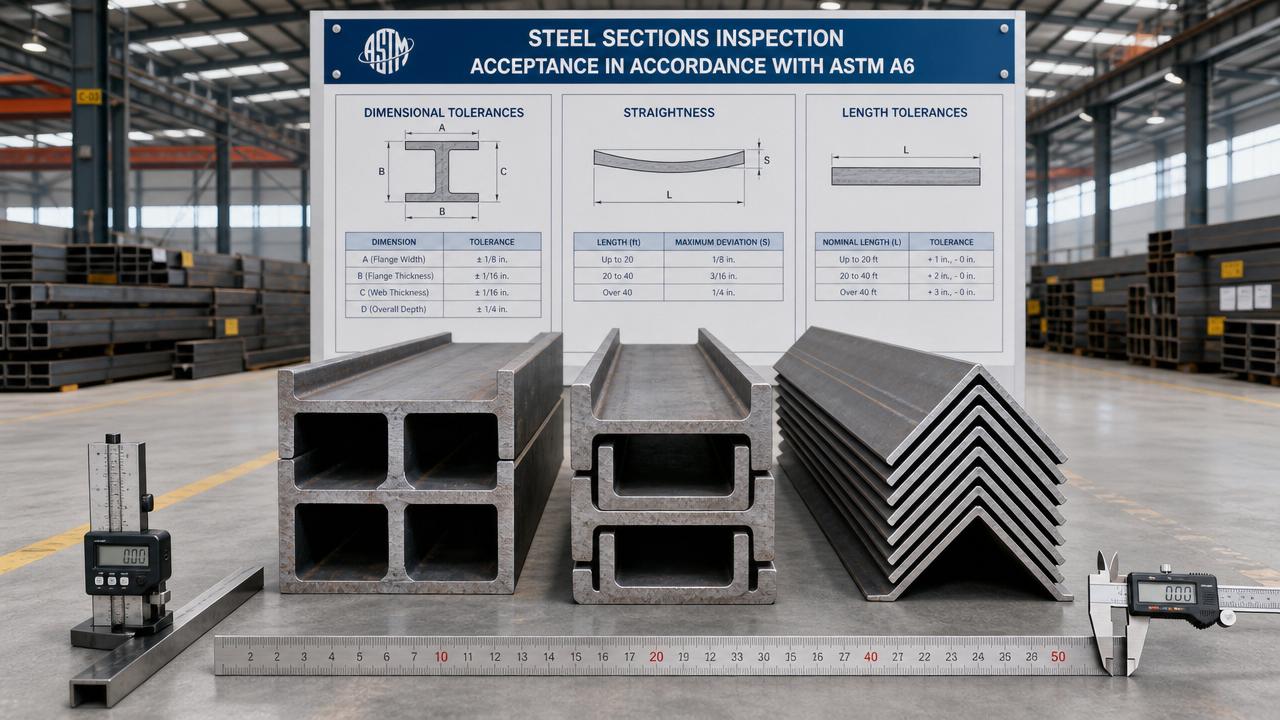 لماذا تُعد تفاوتات ASTM A6 مهمة في قبول الفولاذ