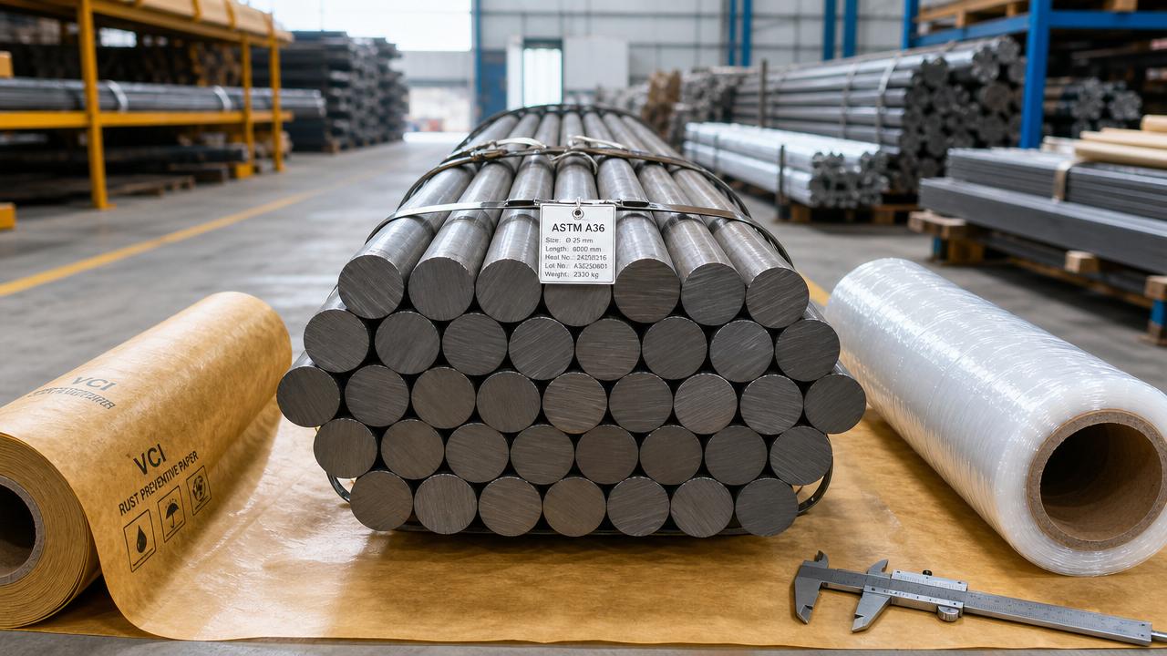 قائمة تحقق لاختيار شركة تصنيع OEM لقضبان ASTM A36 المستديرة