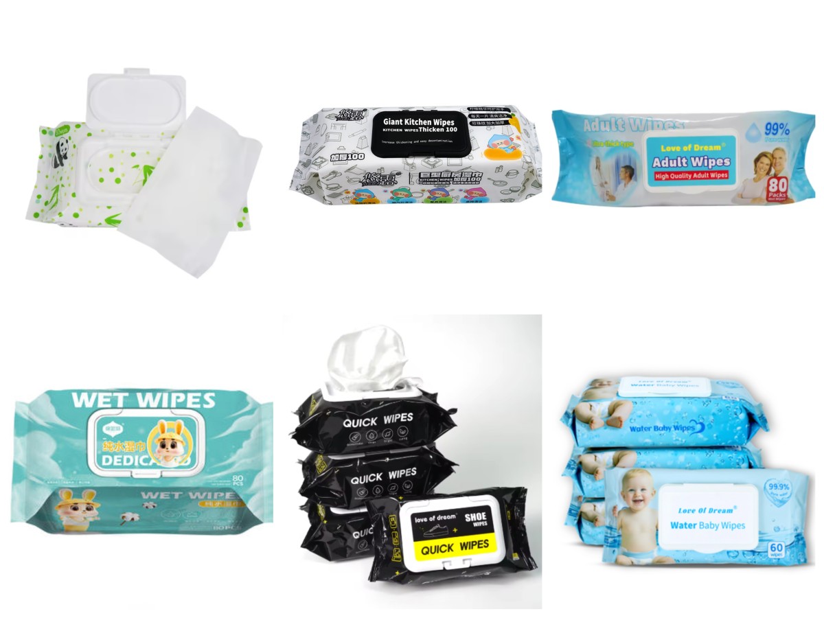 Biodegradable baby wipes