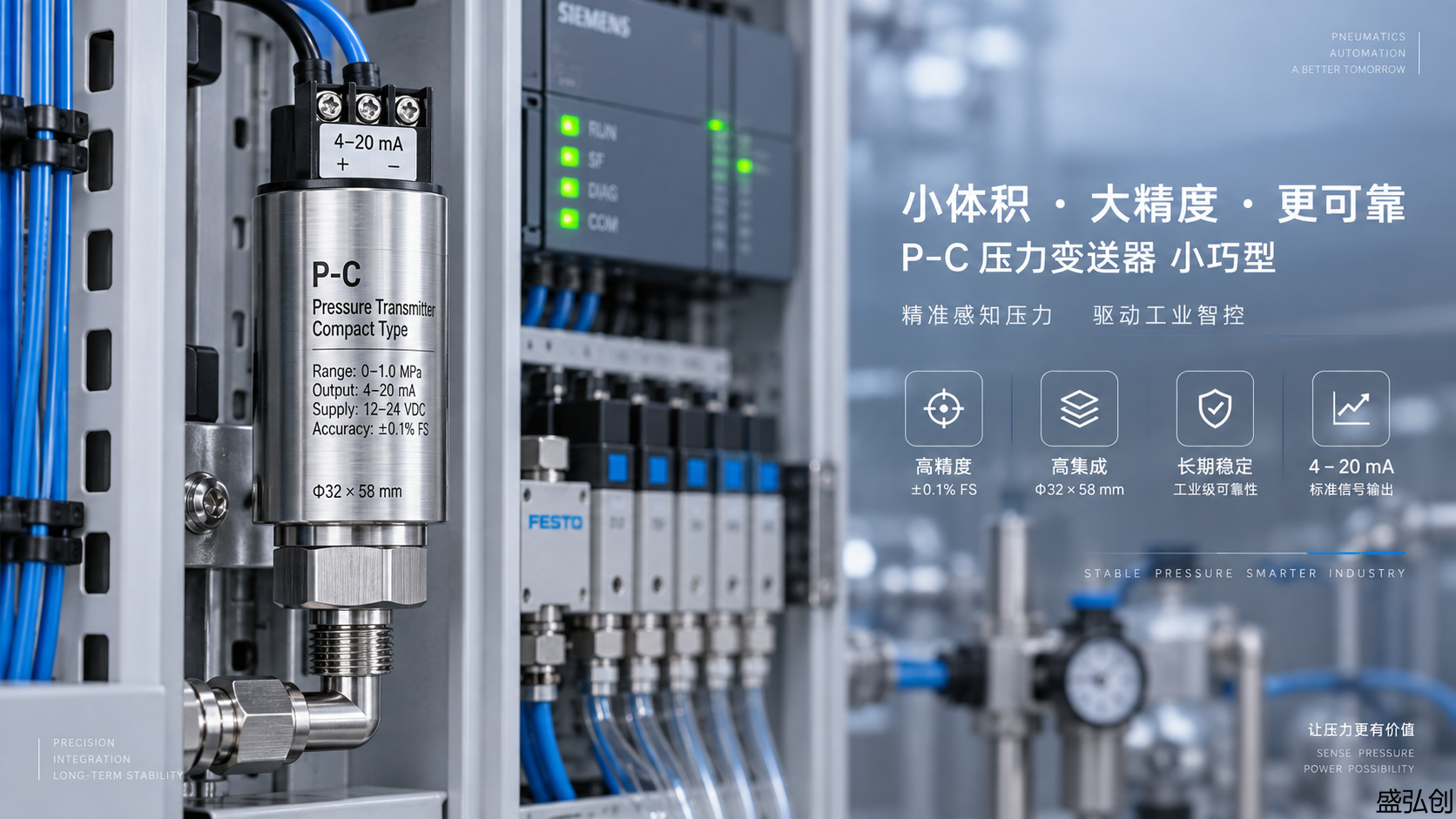 P-C压力变送器小巧型在气动控制系统中长期运行后输出衰减的寿命影响因素解析