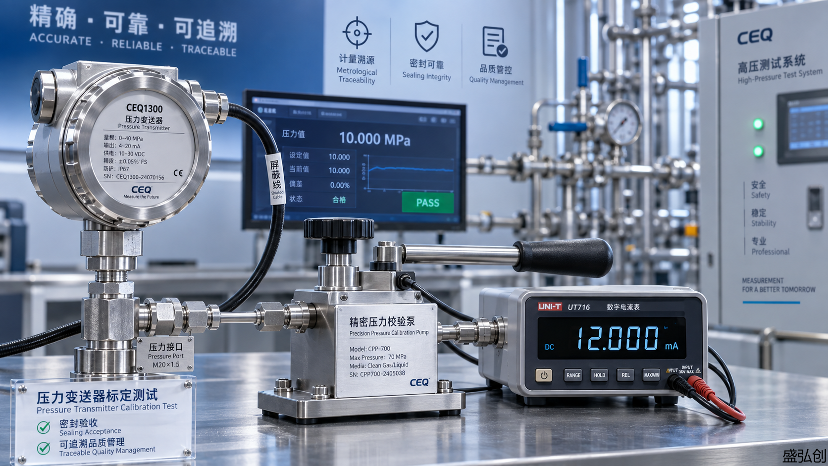 CEQ1300压力变送器项目验收需核对哪些标定与测试记录