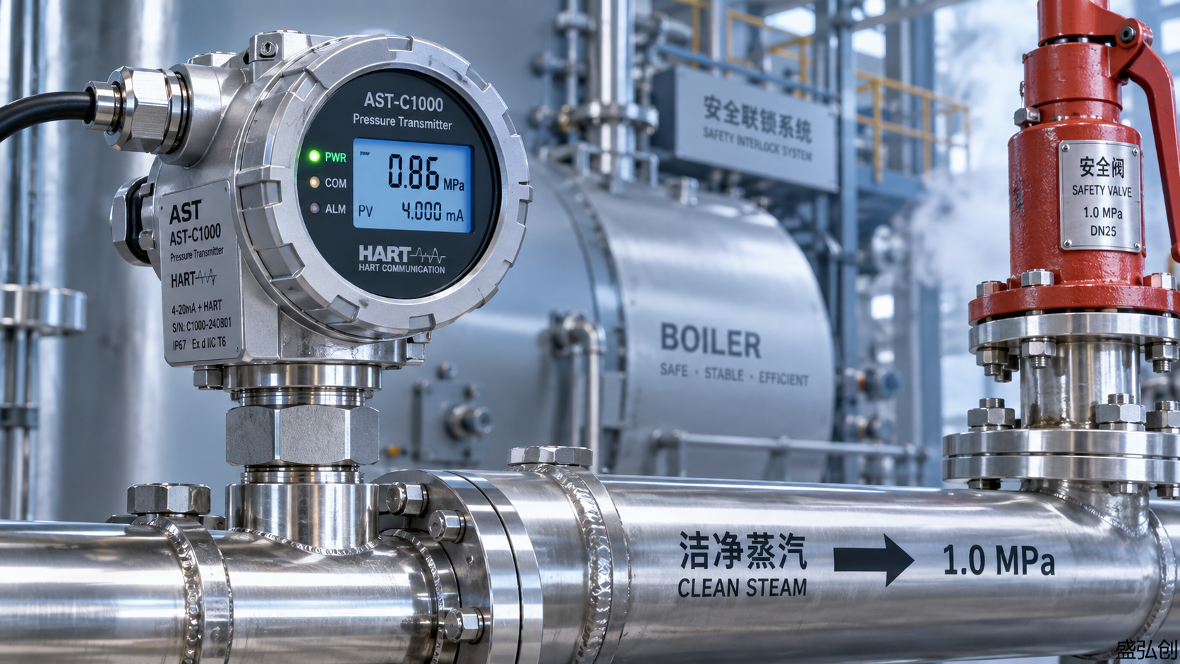 AST-C1000压力变送器用于锅炉安全联锁系统时，响应时间＜10ms是否足够？基于IEC 61508 SIL2验证要求分析