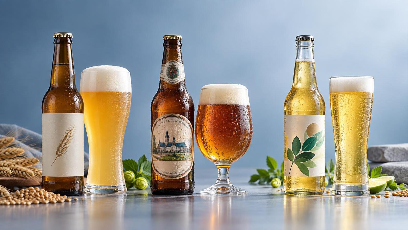 Elección entre cerveza artesanal local, cerveza prémium importada y cerveza producida en China para operadores de F&B