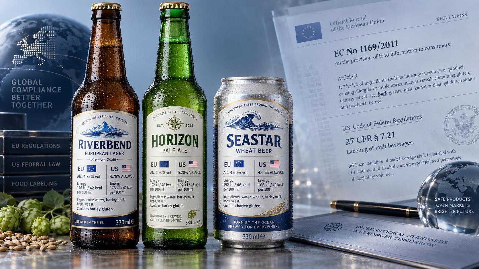 Cómo los exportadores chinos de cerveza están adaptando el etiquetado, el ABV y el embalaje para cumplir los requisitos de consumo en establecimientos de la UE y EE. UU.
