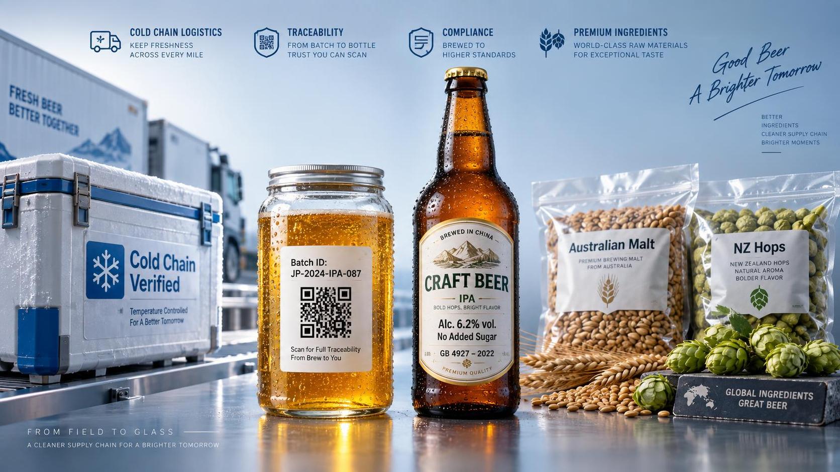 De la cervecería al punto de venta: análisis de los riesgos de la cadena de suministro integral en el mercado mayorista de cerveza de China