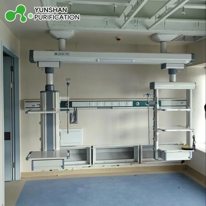 Manufacturer Customized Hospital Surgical Pendant Icu Anesthesia Medical Double Arms Pendant