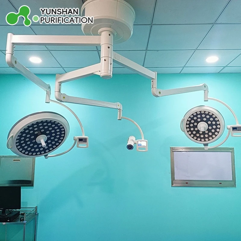 Hospital Light Shadowless LED Ceiling Surgical Light Hollow Type From China Medical Equipment Factory