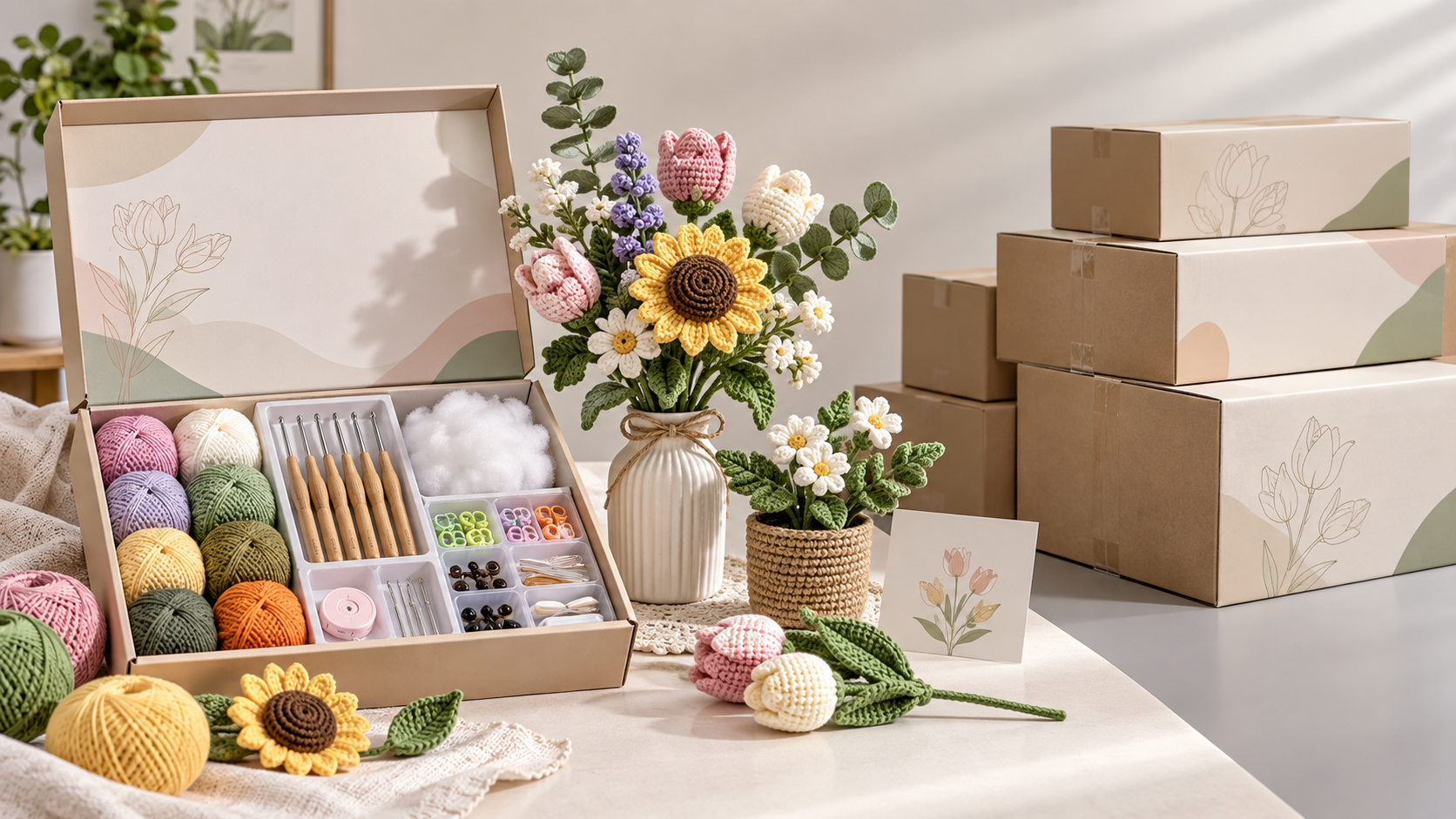 Kits de crochet de marca blanca: lo que los minoristas necesitan de los socios mayoristas Kits de crochet de marca blanca: lo que los minoristas necesitan de los socios mayoristas