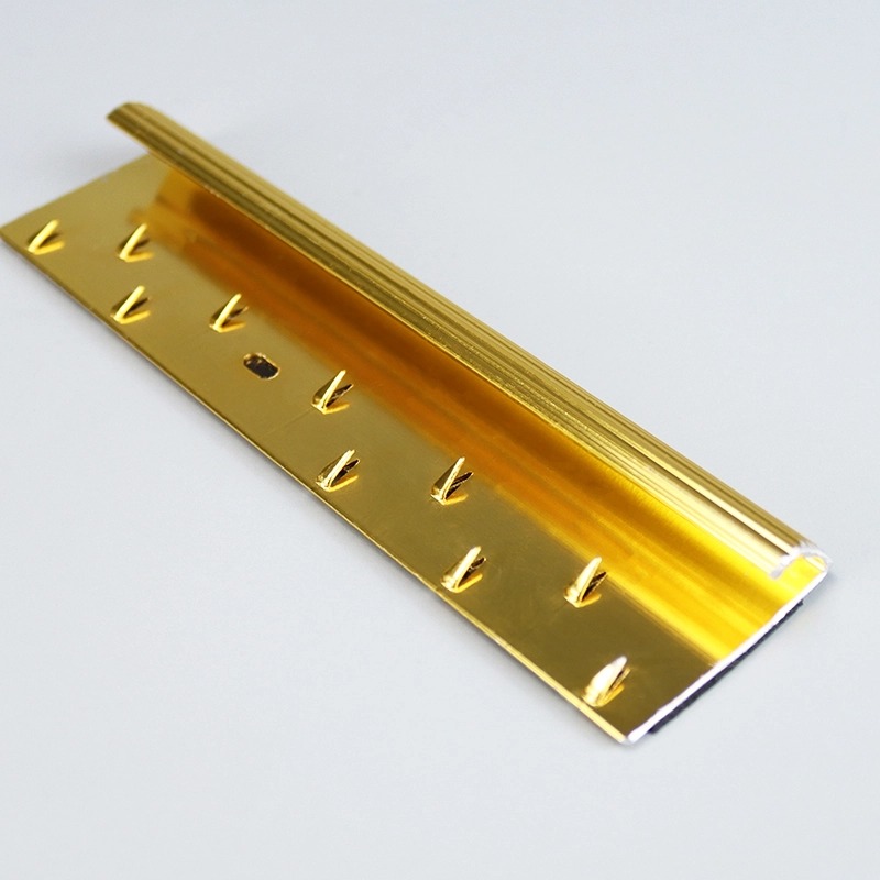 Aluminium carpet tack strip dge trim tack strip for underlay