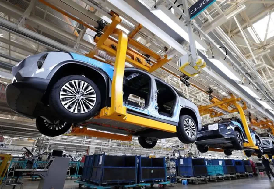 Automobile and motorcycle parts processing
