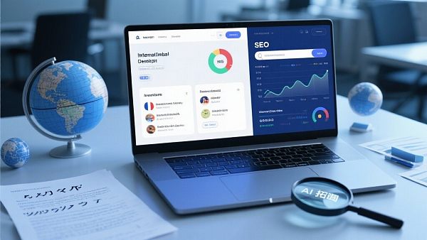 تطوير المواقع الدولية + تحسين SEO، تعزيز معدل التحويل تحت إدارة مزدوجة