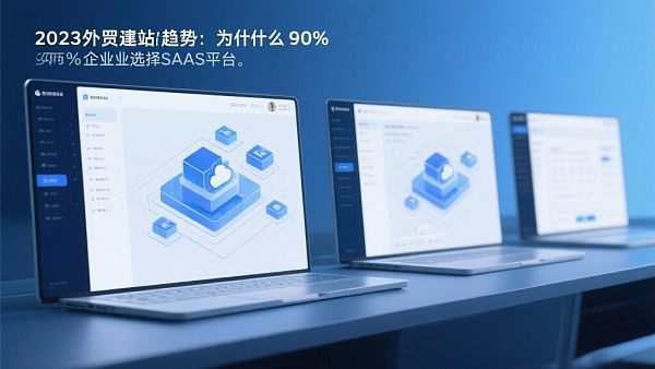 2023外贸建站趋势:为什么90%企业选择SAAS平台? اتجاهات إنشاء مواقع التجارة الخارجية لعام 2023: لماذا اختارت 90% من الشركات منصات SAAS؟